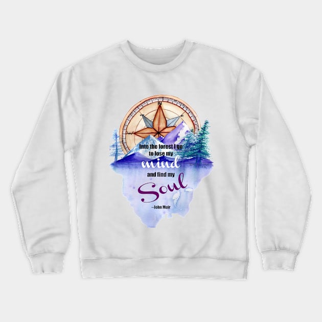 Compass Crewneck Sweatshirt by Danipost